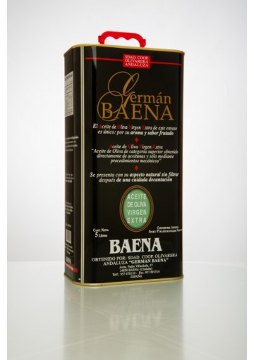 Germán Baena Lata de 5 litros (Sin filtrar) (caja 4 unid.)